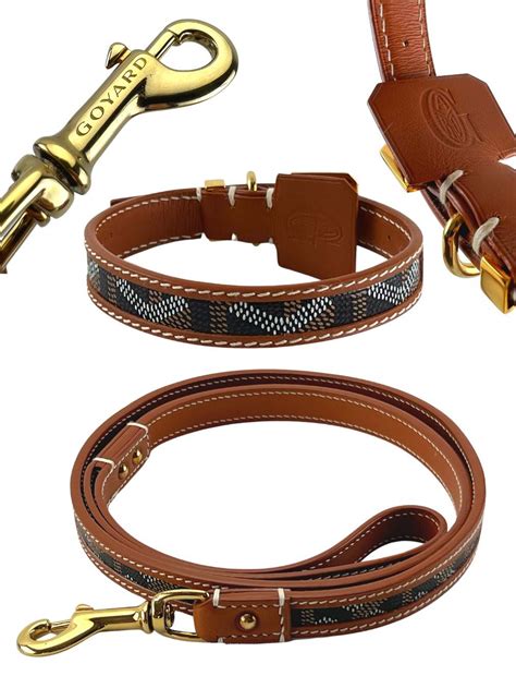 goyard dog collar buy|goyard dog collar and leash.